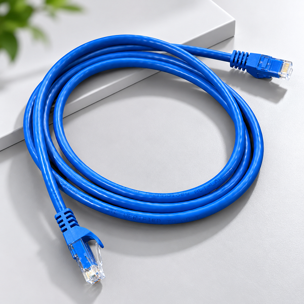 DÂY NHẢY PATCH CORD 1.5m CAT6 UTP lõi đồng, đầu đúc hiệu Ancomteck ACT-LAN-6015BLD